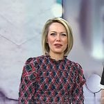 Dylan’s navy and red plaid top on Today