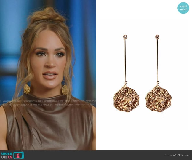 Elisheva & Constance Aretes Opus Earrings worn by Carrie Underwood on American Idol