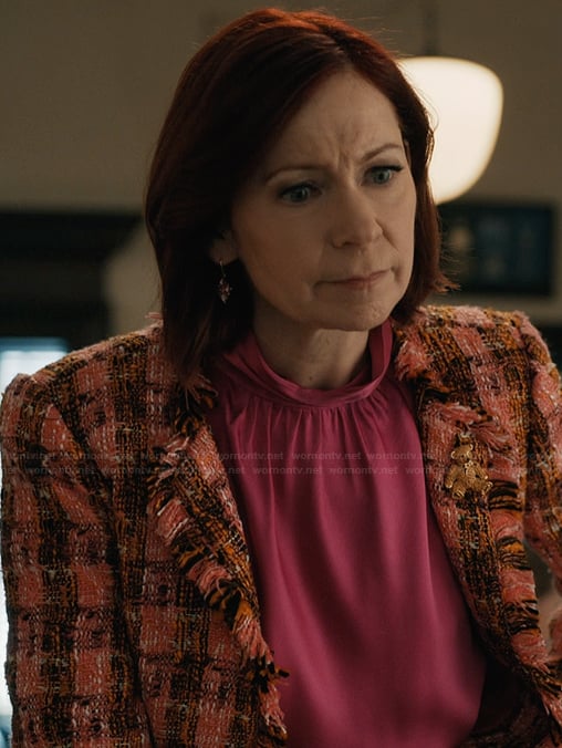 Elsbeth's tweed blazer on Elsbeth