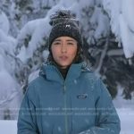 Emilie’s light blue jacket on Today