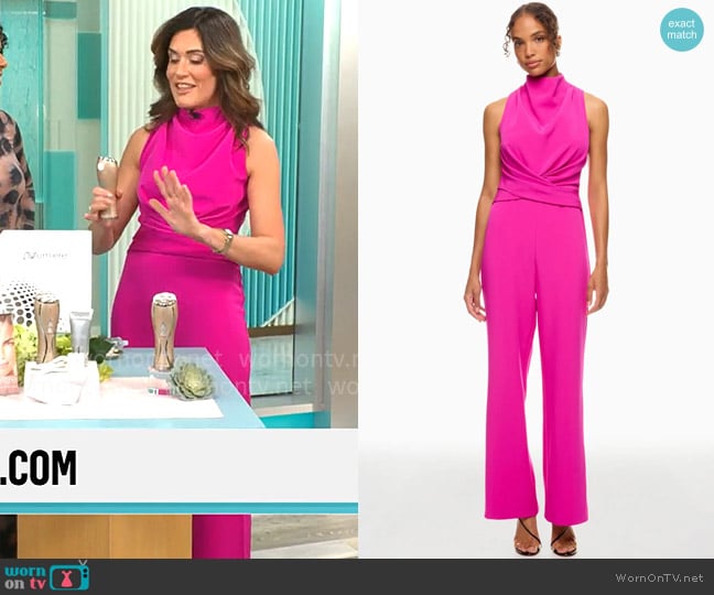 Et Ochs Sienna Jumpsuit worn by Adriane Kiss on CBS Mornings