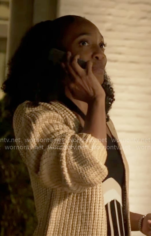 Faith’s striped dress on Will Trent