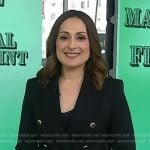 Farnoosh Torabi’s black blazer on Today