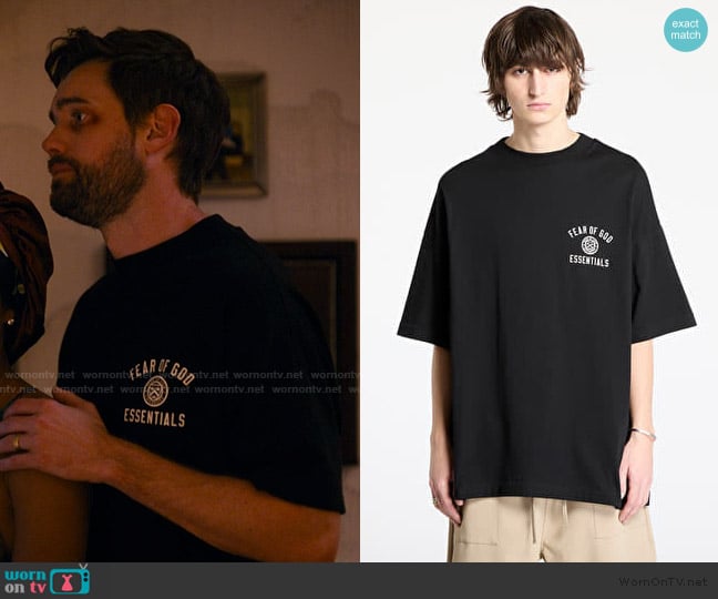 Fear of God Cotton Jersey Graphic T-Shirt worn by Rob Fisher (Jack Whitehall) on The Burbs