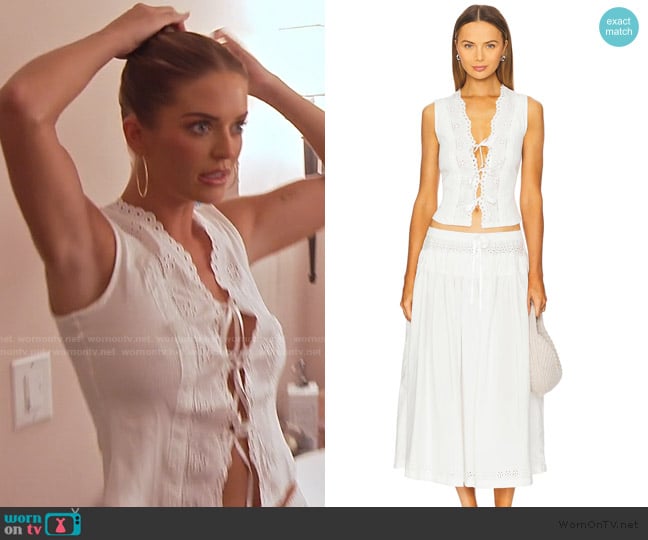 Free People Gisabelle Set worn by Salley Carson on Southern Charm