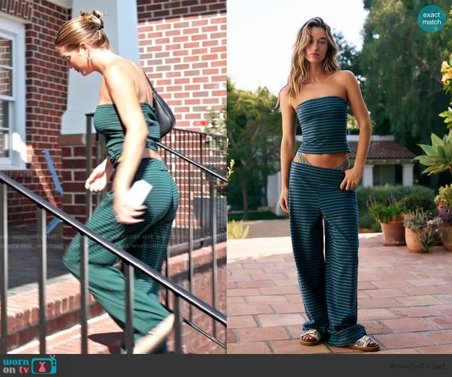 Free People Sailor Tube Set worn by Salley Carson on Southern Charm