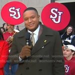 Craig's green peacoat on Today