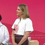 Jenna's green buckled suede pumps on Today