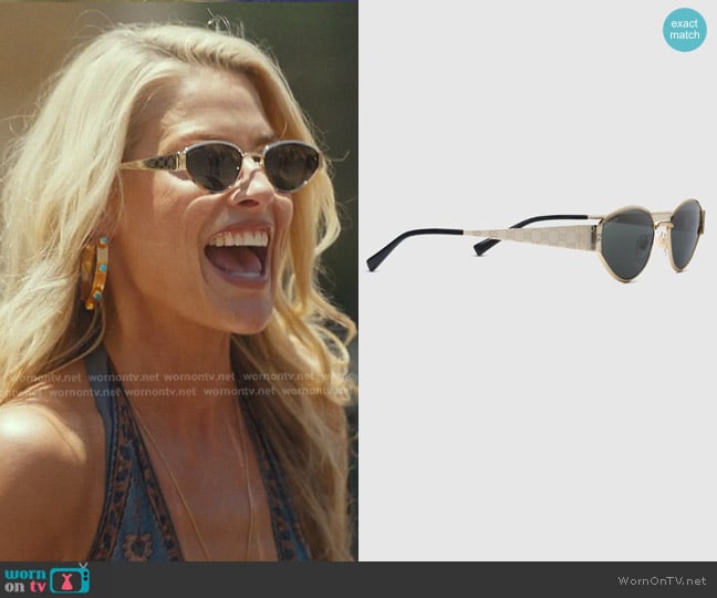 Gucci Guccissima Directional Sunglasses worn by Angela Norris (Ali Larter) on Landman