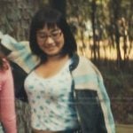 Teenage Helen’s floral print tank and jacket on His & Hers