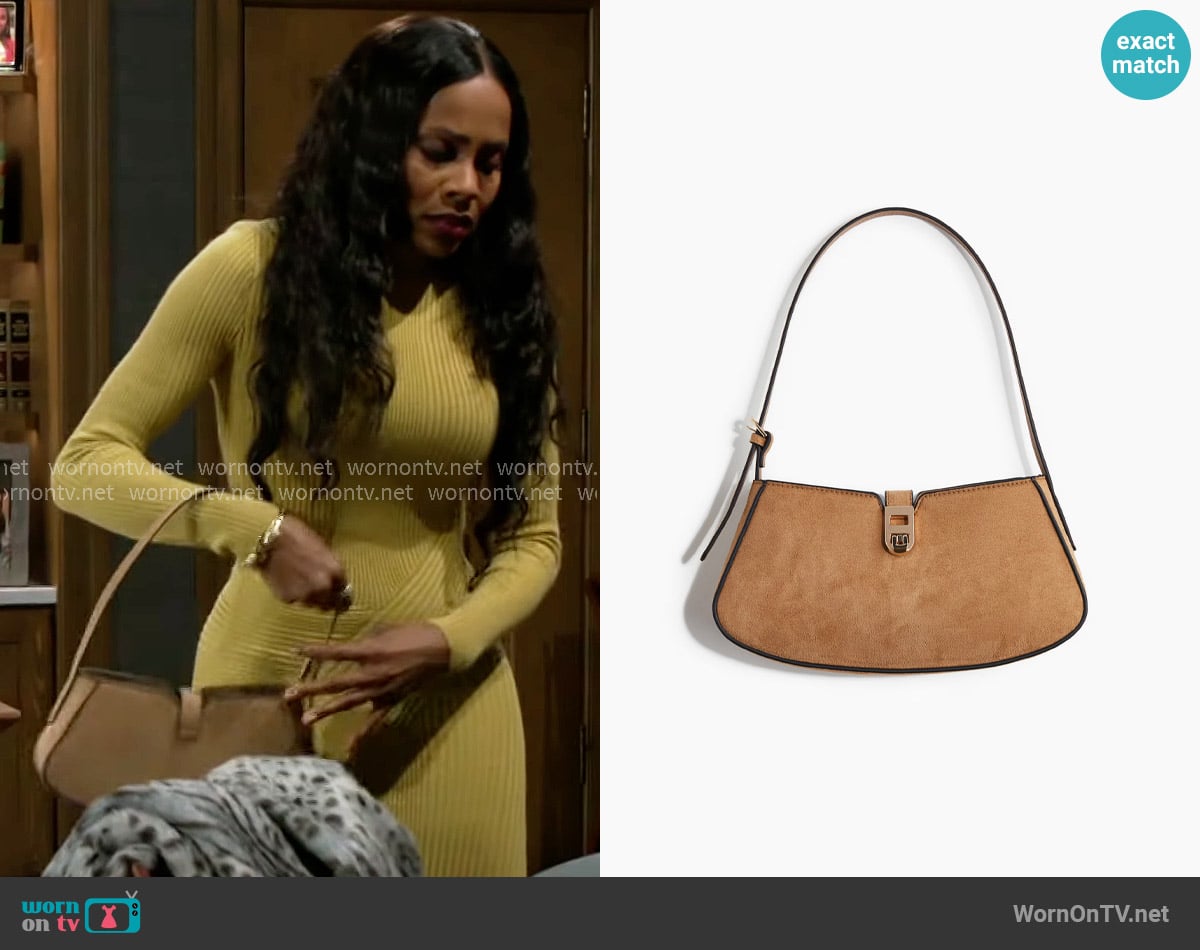 H&M Small Shoulder Bag worn by Hayley Lawson (Marquita Goings) on Beyond the Gates
