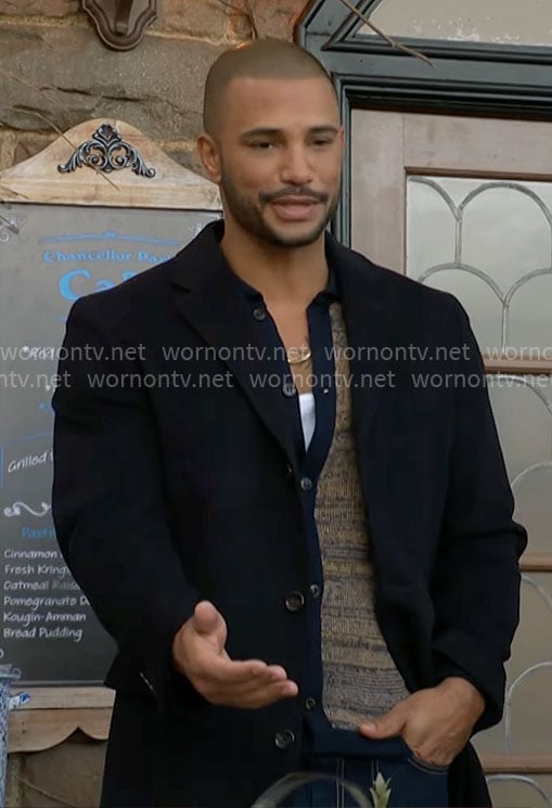 Holden’s cardigan on The Young and the Restless