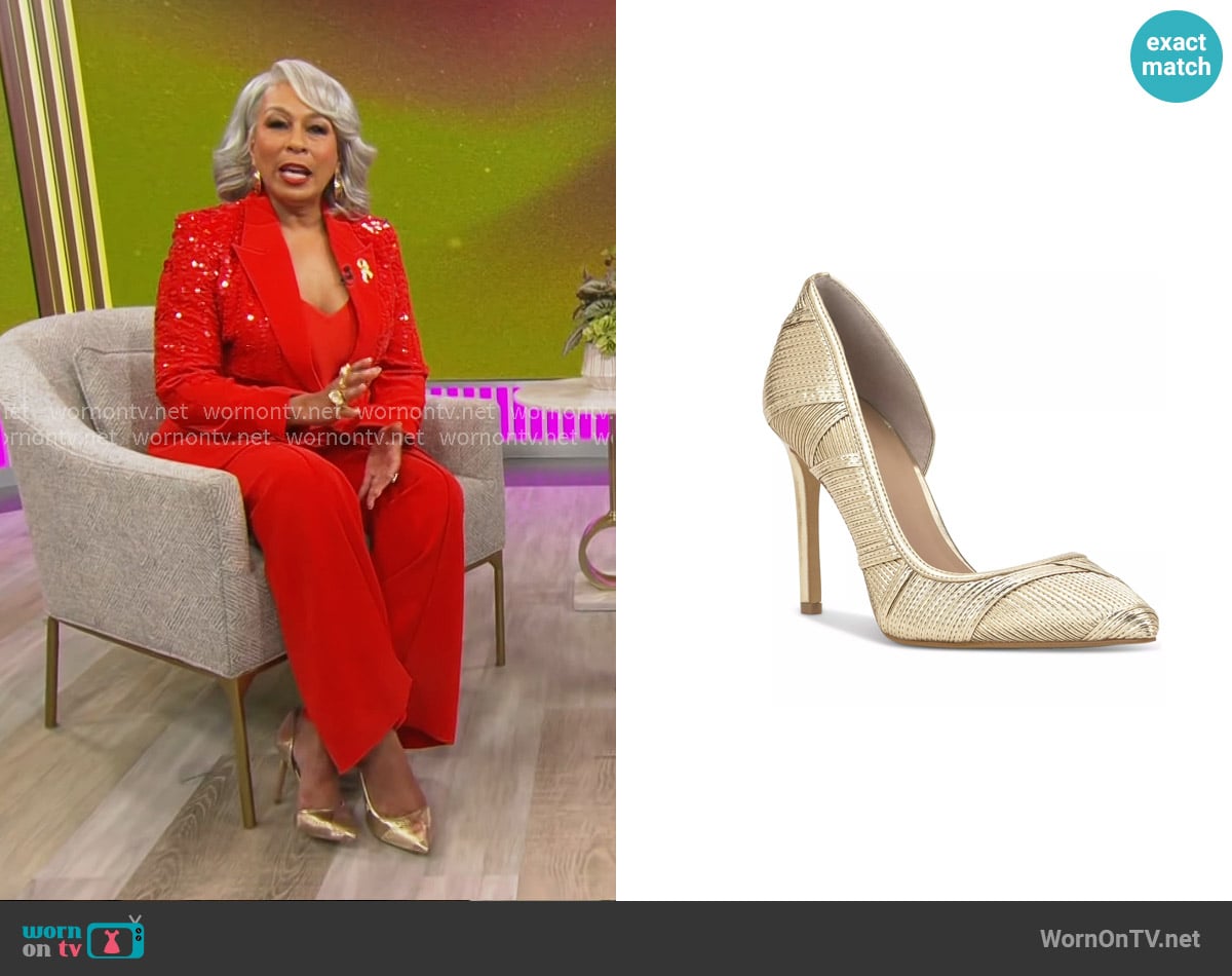 INC International Concepts Kenjay D'Orsay Pumps worn by Anita Dupree (Tamara Tunie) on Beyond the Gates