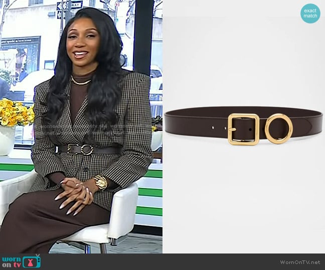 Jacquemus La Ceinture Regalo Leather Belt worn by Maria Taylor on Today