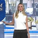 Jasmine Snow’s black wide leg pants on Today