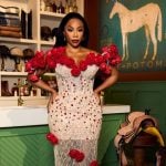 Jassi's floral reunion dress on The Real Housewives of Potomac