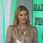 Jenna’s brown leather belt on Today