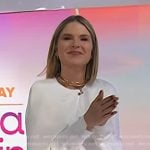 Jenna’s brown leather belt on Today