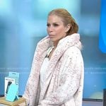 Jill's pink print hooded fleece jacket on Today