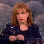 Joy’s blue embellished blazer on The View