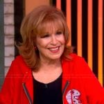 Joy’s red hoodie on The View