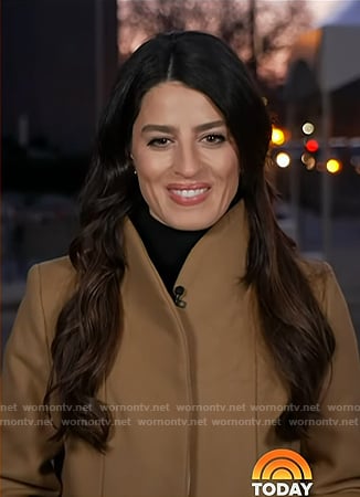 Kate Chappell's brown coat on Today