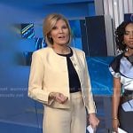 Kate's yellow jacket and wide-leg pants on NBC News Daily