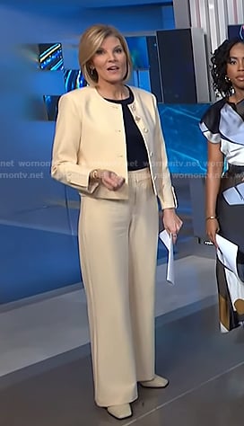 Kate’s yellow jacket and wide-leg pants on NBC News Daily