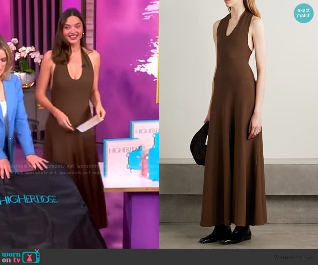 Khaite Melina Dress worn by Miranda Kerr on The View
