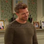 Jeremy’s green textured sweater on Days of our Lives
