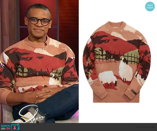 Kith Crewneck Sweater worn by Jordan Carlos on Sherri