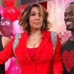 Kym Whitley’s embellished red blazer on Sherri