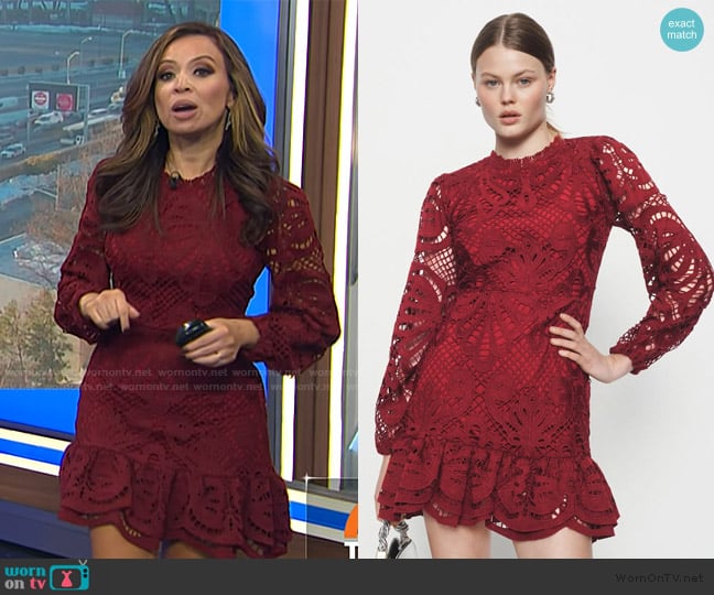 Layered with Love Vivian Dress worn by Adelle Caballero on Today