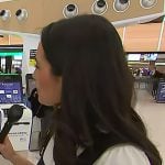 Emilie's navy layered mini dress on Today