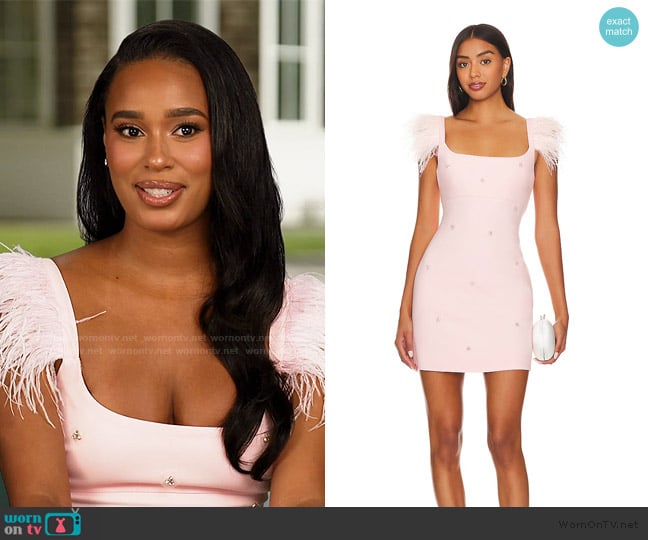 Likely Mini Cameron Dress worn by Mia Calabrese on Summer House