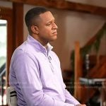 Craig’s lilac quater-zip sweater on Today