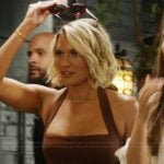 Lindsay’s brown halter top on Summer House