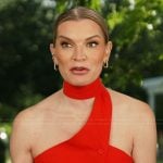 Lindsay’s red halter confessional top on Summer House