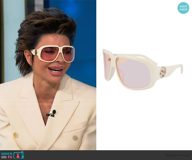 Longchamp 736S Sunglasses worn by Lisa Rinna on Tamron Hall Show