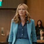 Lorna's blue short sleeve blazer on The Lincoln Lawyer