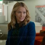 Lorna's blue velvet blazer on The Lincoln Lawyer