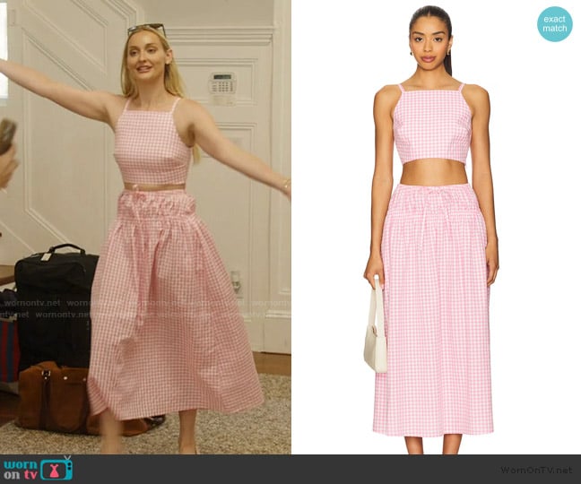 Lovers and Friends Aimee Crop Top worn by Bailey Taylor on Summer House