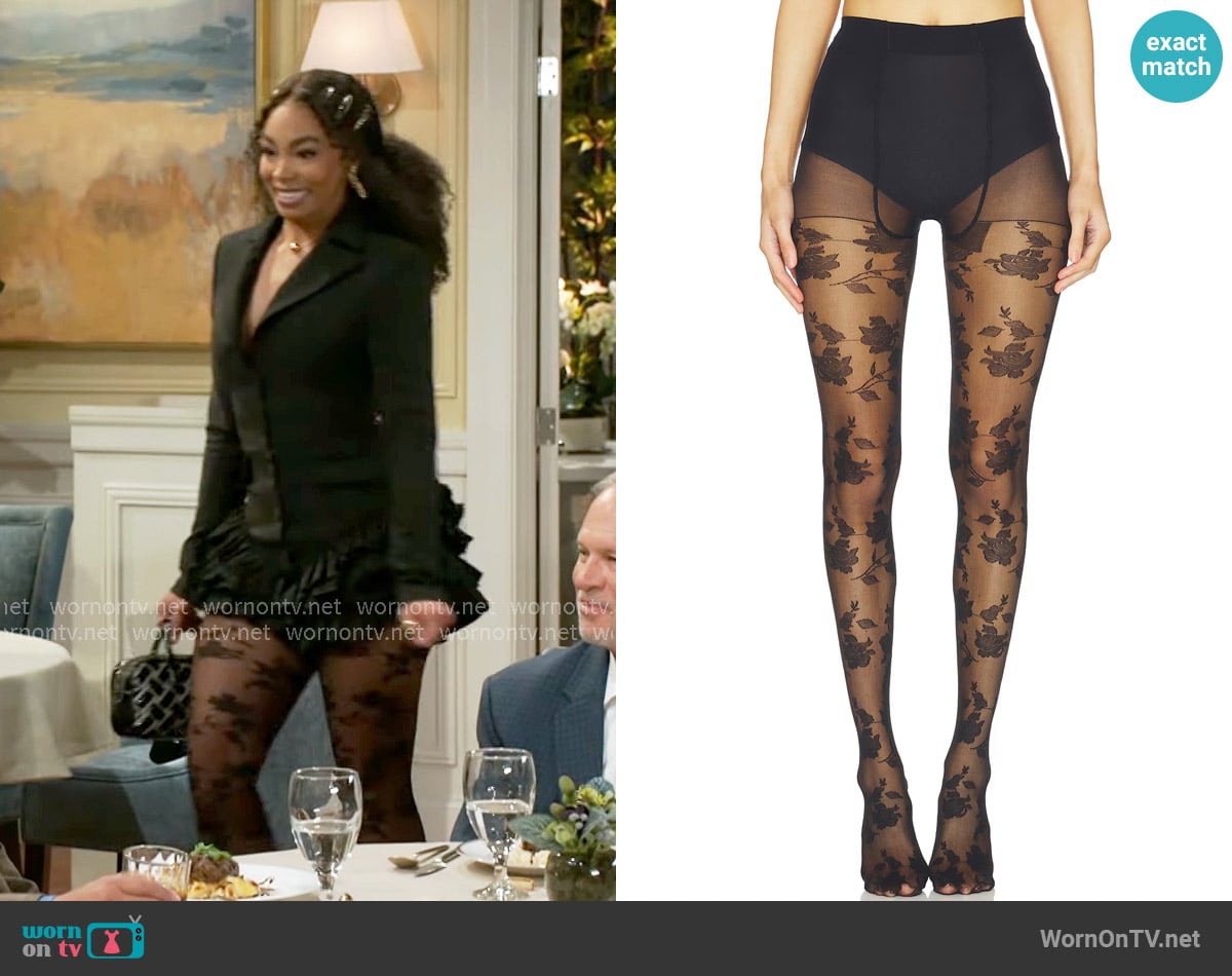 Lovers + Friends Estella Tights worn by Chelsea Hamilton (RhonniRose Mantilla) on Beyond the Gates