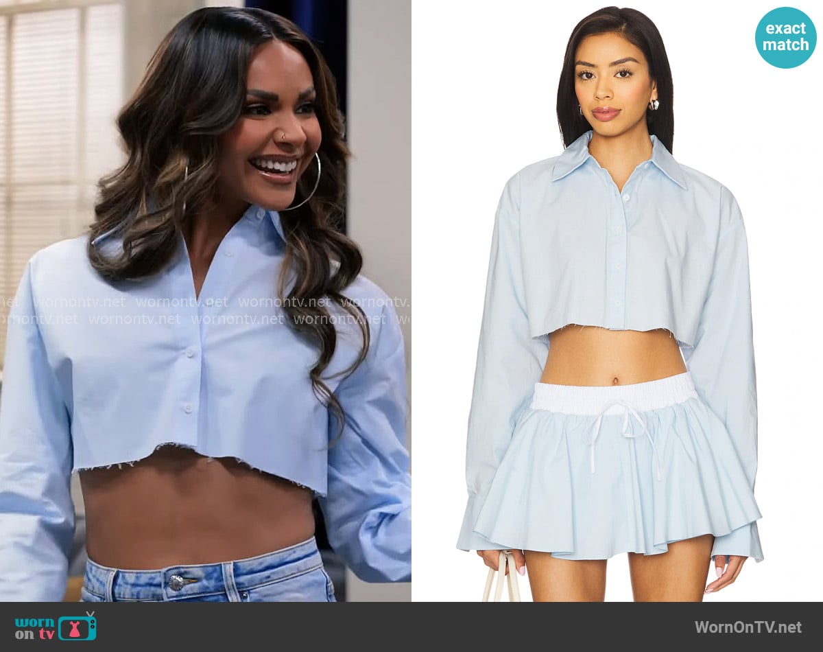 Lovers + Friends Palmer Cropped Top worn by Cheyenne Barnes (Jordan Coleman) on Tyler Perrys Sistas