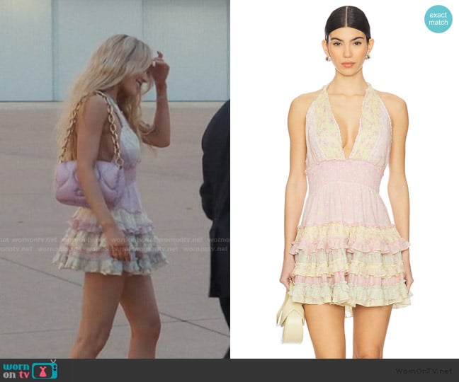 LoveShackFancy Quintelle Dress worn by Ainsley Norris (Michelle Randolph) on Landman