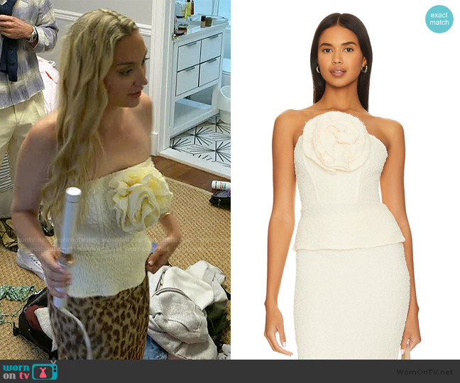 LPA Romola Strapless Top worn by Bailey Taylor on Summer House