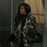 Lynette's leopard coat on Beyond the Gates