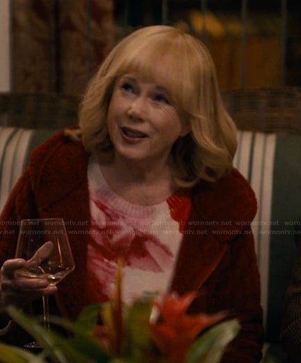 Lynn's floral print sweatshirt on The Burbs