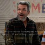 Mac’s plaid shirt on General Hospital