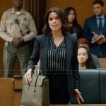 Maggie’s olive leather bag on The Lincoln Lawyer